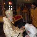 Управляющий Калужской епархией совершил Божественную литургию в Свято-Георгиевском соборе города Калуги