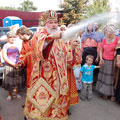 Митрополит Климент совершил Божественную литургию в Борисоглебском храме в Белкино г. Обнинск