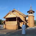 Епископ Никита посетил новопостроенный храм св. влкмч. Пантелеимона в Обнинске