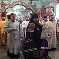 Епископ Людиновский Никита совершил Божественную литургию в Свято-Лазаревском храме Людиново