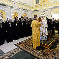 В день своего рождения Святейший Патриарх Кирилл совершил Литургию в Даниловом монастыре