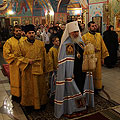 Митрополит Калужский и Боровский Климент совершил Божественную литургию в Никитском храме Калуги