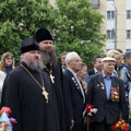 Духовенство епархии поучаствовало в памятных мероприятиях, посвященных годовщине Победы в Великой Отечественной войне