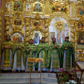 В Романово состоялось праздничное богослужение, посвященное памяти преподобного Тихона Медынского