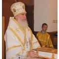 В неделю Всех святых митрополит Климент посетил Покровский храм г. Жиздры