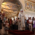 Митрополит Калужский и Боровский Климент совершил Литургию в Успенском храме с. Истомино