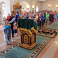 Епископ Людиновский Никита совершил литургию в храме Серафима Саровского в Воротынске