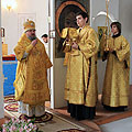 Епископ Людиновский Никита совершил Божественную литургию в храме Казанской иконы Божией Матери в Калуге