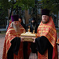 В Свято-Троицкий кафедральный собор г. Калуги привезены мощи святых мучениц Веры, Надежды и Любови