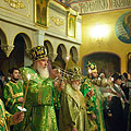 В день памяти Сергия Радонежского митрополит Климент возглавил праздничные богослужения в Покровском храме МДА