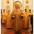 Митрополит Климент совершил воскресную Литургию в Борисоглебском храме с. Белкино