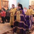 Епископ Козельский и Людиновский Никита совершил Литургию в Смоленском храме г. Сухиничи