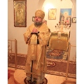 Епископ Козельский и Людиновский Никита совершил всенощное бдение в Успенском храме с. Хвастовичи
