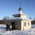 В деревне Плетни Барятинского района освящена часовня в честь иконы Божией Матери «Одигитрия»