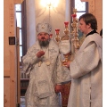 В Крещенский сочельник управляющий Козельской епархией совершил уставное богослужение в Козельском Успенском соборе