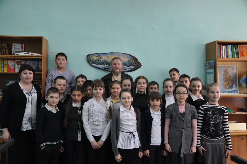 В школе №2 п. Товарково прошла встреча учащихся со священнослужителем