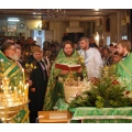 Божественная литургия в храме в честь Рождества Пресвятой Богородицы в городе Кирове
