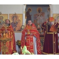 Божественная литургия в храме блж. Ксении Петербургской на ст. Фаянсовая