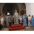 Архиерейское богослужение в престольный праздник прошло в Казанском храме Малоярославца