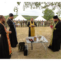 В православном полевом казачьем детском лагере в Козельском районе прошли показательные выступления