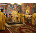 Митрополит Калужский и Боровский Климент совершил Литургию в Свято-Троицком кафедральном соборе