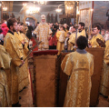 Митрополит Климент совершил воскресную Литургию в Свято-Георгиевском соборе Калуги