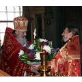 Священнослужители г. Калуги поздравили с днем тезоименитства архимандрита Доната (Петенкова)