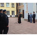 Напутствие сотрудников Калужской полиции перед отбытием в служебную командировку