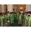 В день памяти преподобного Амвросия в Оптиной пустыни прошли праздничные богослужения