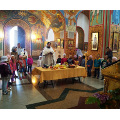Благочинный Медынского района поздравил с праздником Преображения воспитанников детского сада