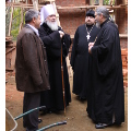 Митрополит Климент посетил строительные работы по восстановлению Ильинского храма в с. Ильинское 