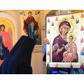 В первом монастыре Сахалина совершена первая Божественная литургия