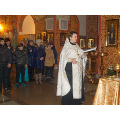 В праздник Крещения школьники посетили храм в д. Романово