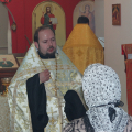 В Свято-Георгиевский храм г. Жукова принесены на поклонение жителей города святыни из Никитского храма г.Калуги
