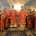Архиереи Калужской епархии совершили Литургию в Спасо-Воротынском женском монастыре 