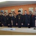 Священнослужитель провел встречу с сотрудниками полиции Медынского района