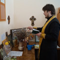 Благочинный Медынского района совершил молебен с освящением верб в «Психоневрологическом интернате»