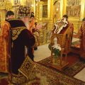 В канун Крестопоклонной недели митрополит Климент совершил всенощное бдение в Свято-Троицком кафедральном соборе г. Калуги