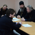 Викарий возглавил заседание руководителей отделов Калужской епархии