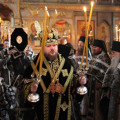 Епископ Тарусский Серафим совершил Литургию в Свято-Пафнутьевом Боровском монастыре 