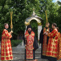 Епископ Серафим совершил Божественную литургию в храме Преображения Господня в селе Буриново
