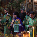 В День Святого Духа епископ Серафим совершил Литургию в Никольском храме г. Калуги