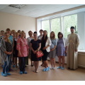 Благочинный Медынского района поздравил с Днем семьи пациентов женской консультации