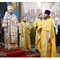 Епископ Тарусский Серафим совершил воскресную Литургию в Покровском храме с. Недельное