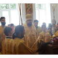 Викарий Калужской епархии совершил воскресную Литургию в Крестовском монастыре