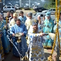 В день памяти Смоленской иконы Божией матери, архиереи Калужской митрополии посетили Сухиничи