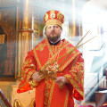 Епископ Тарусский Серафим совершил Божественную литургию в Никольском храме г. Калуга