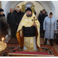 В день престольного торжества в храме святителя Николая в д. Чижовка была совершена Литургия