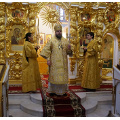 Епископ Кыргызстанский Даниил посетил Калужскую землю и совершил Литургию в деревне Романово