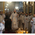 Епископ Тарусский Серафим совершил заупокойное богослужение в Свято-Никольском храме
